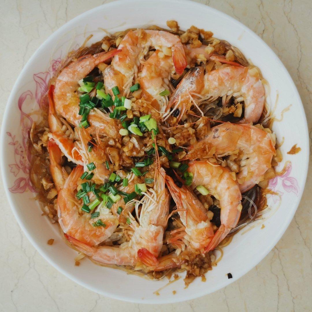蒜蓉粉丝蒸大虾