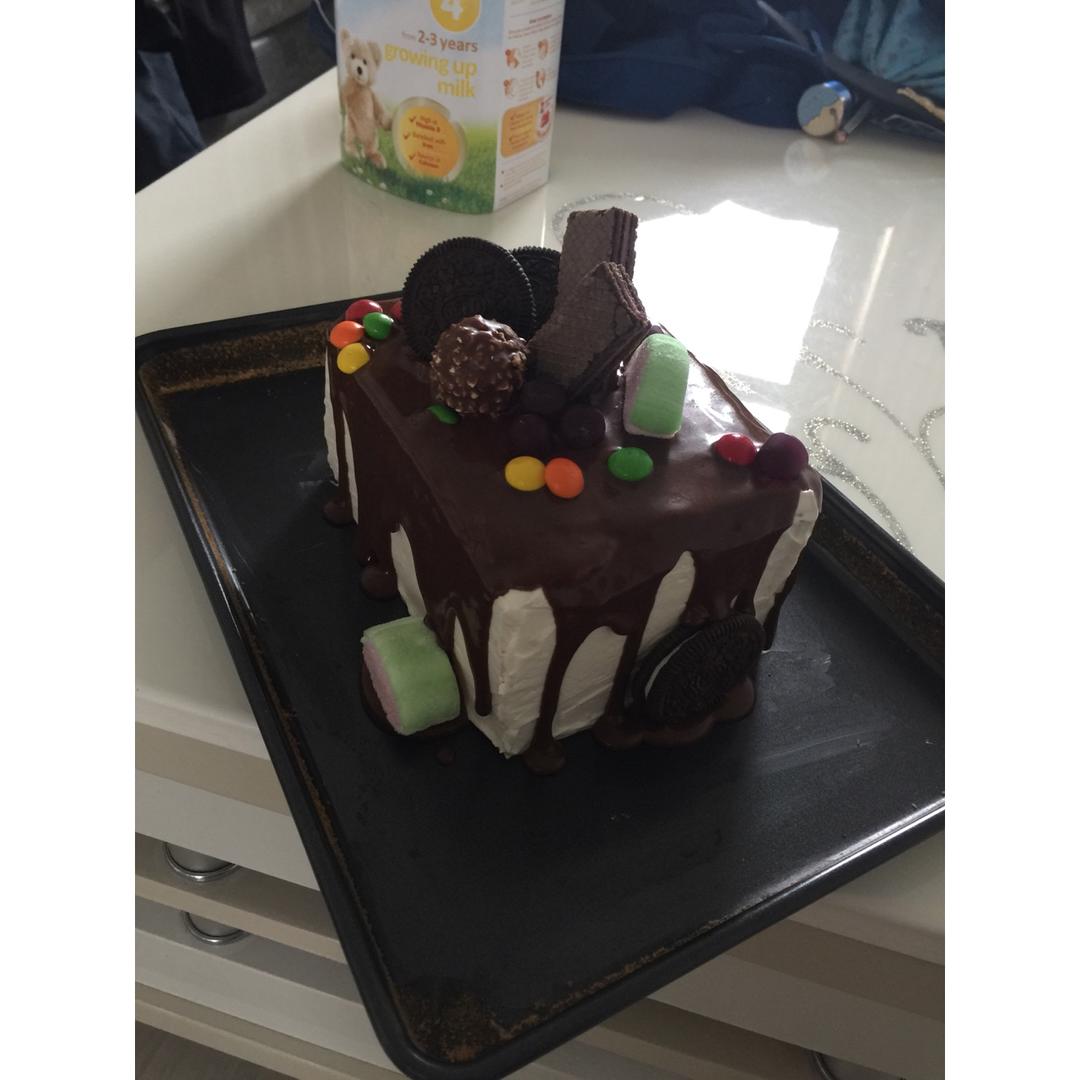 风靡欧美的滴落蛋糕~巧克力盛宴dripping cake