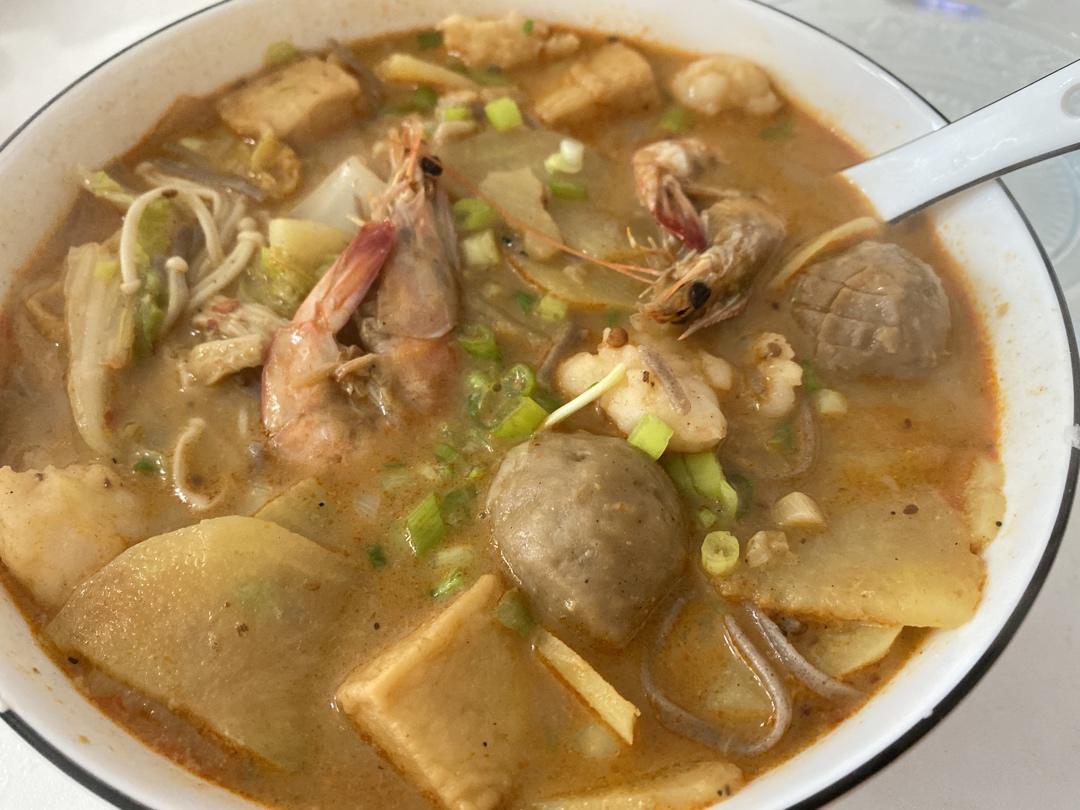 自制牛奶麻辣烫