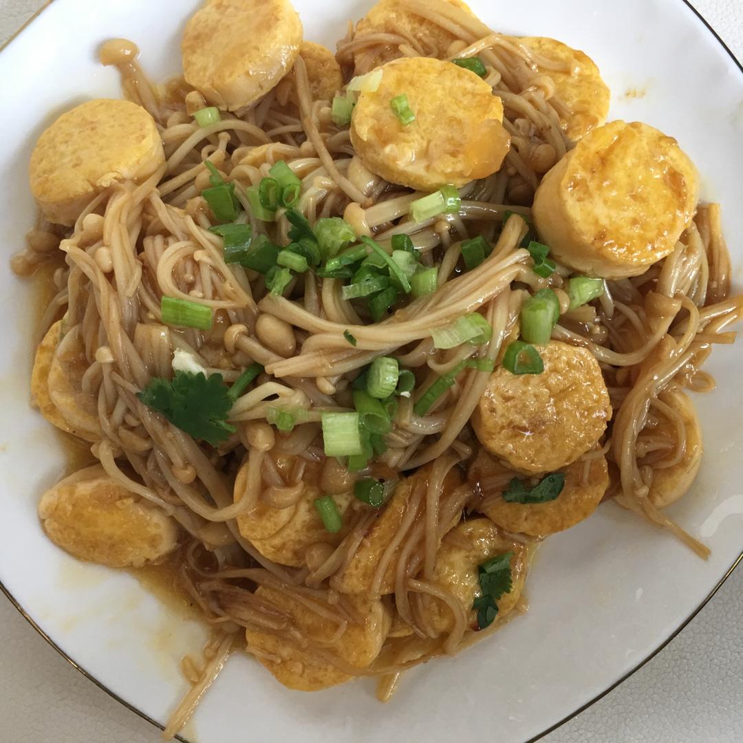 金针菇烧日本豆腐