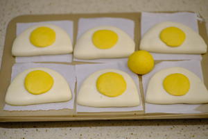 面包机版简易鸡蛋君荷叶饼的做法 步骤14