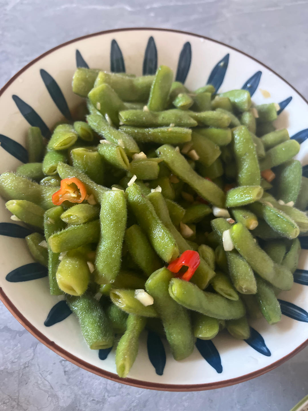 最简单的凉拌毛豆，最好吃的做法，绝绝子！