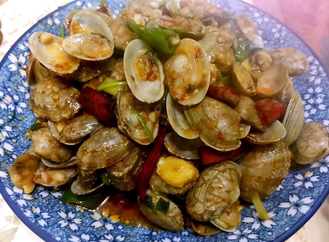 爆炒花蛤