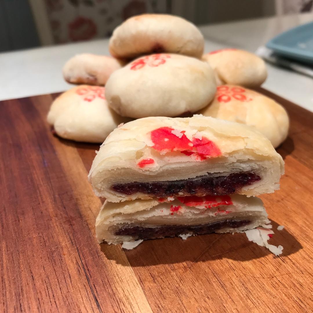 玫瑰鲜花饼【附玫瑰酱的做法】