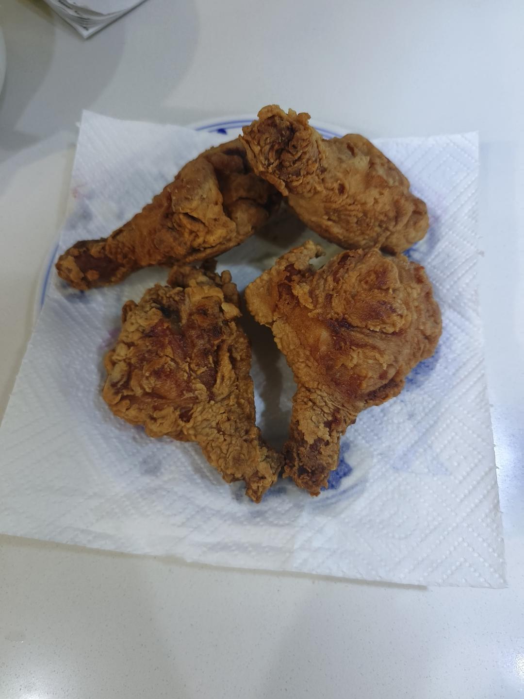 不用炸鸡粉也可以炸出酥脆炸鸡腿