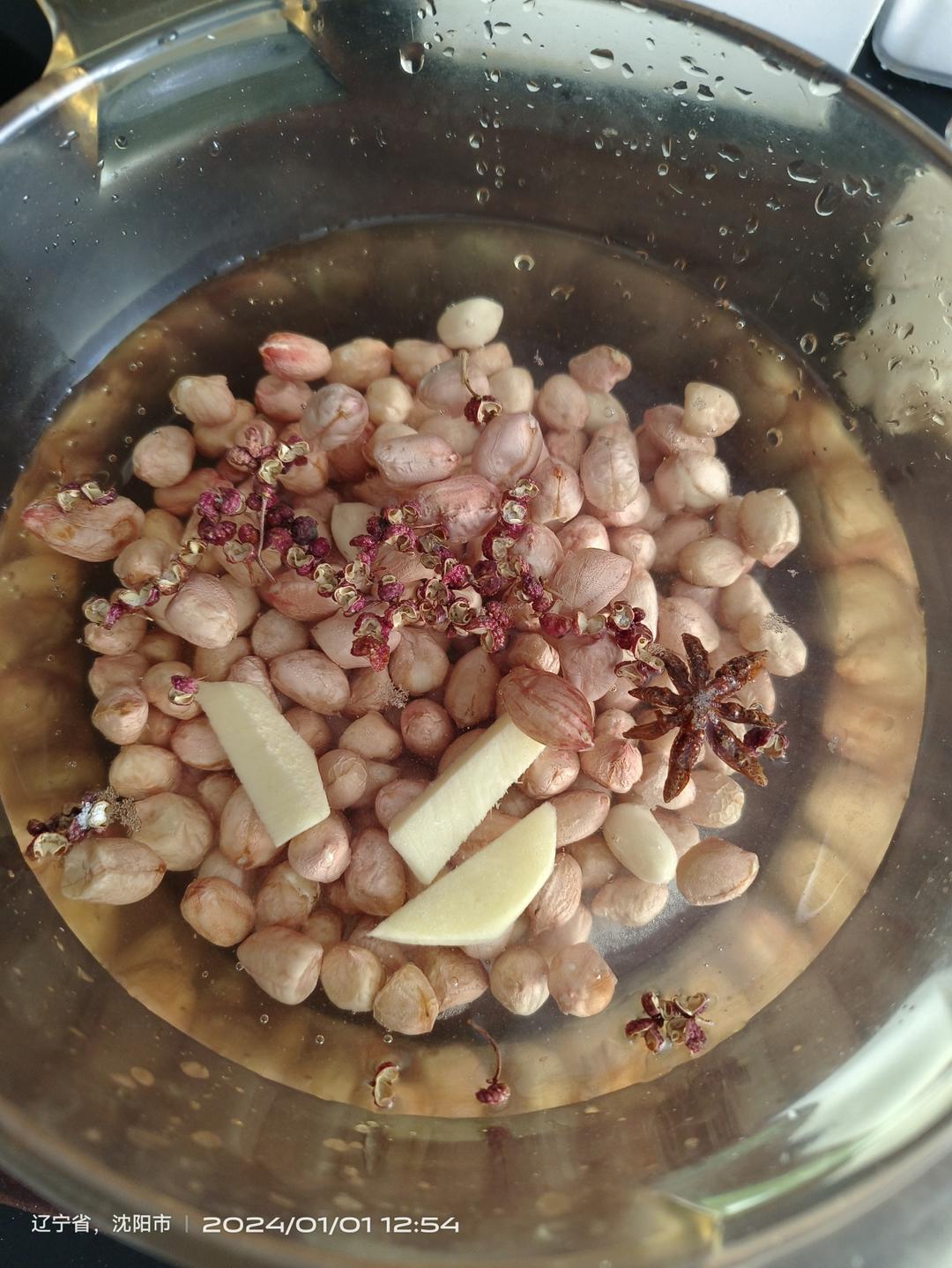 水煮五香花生米