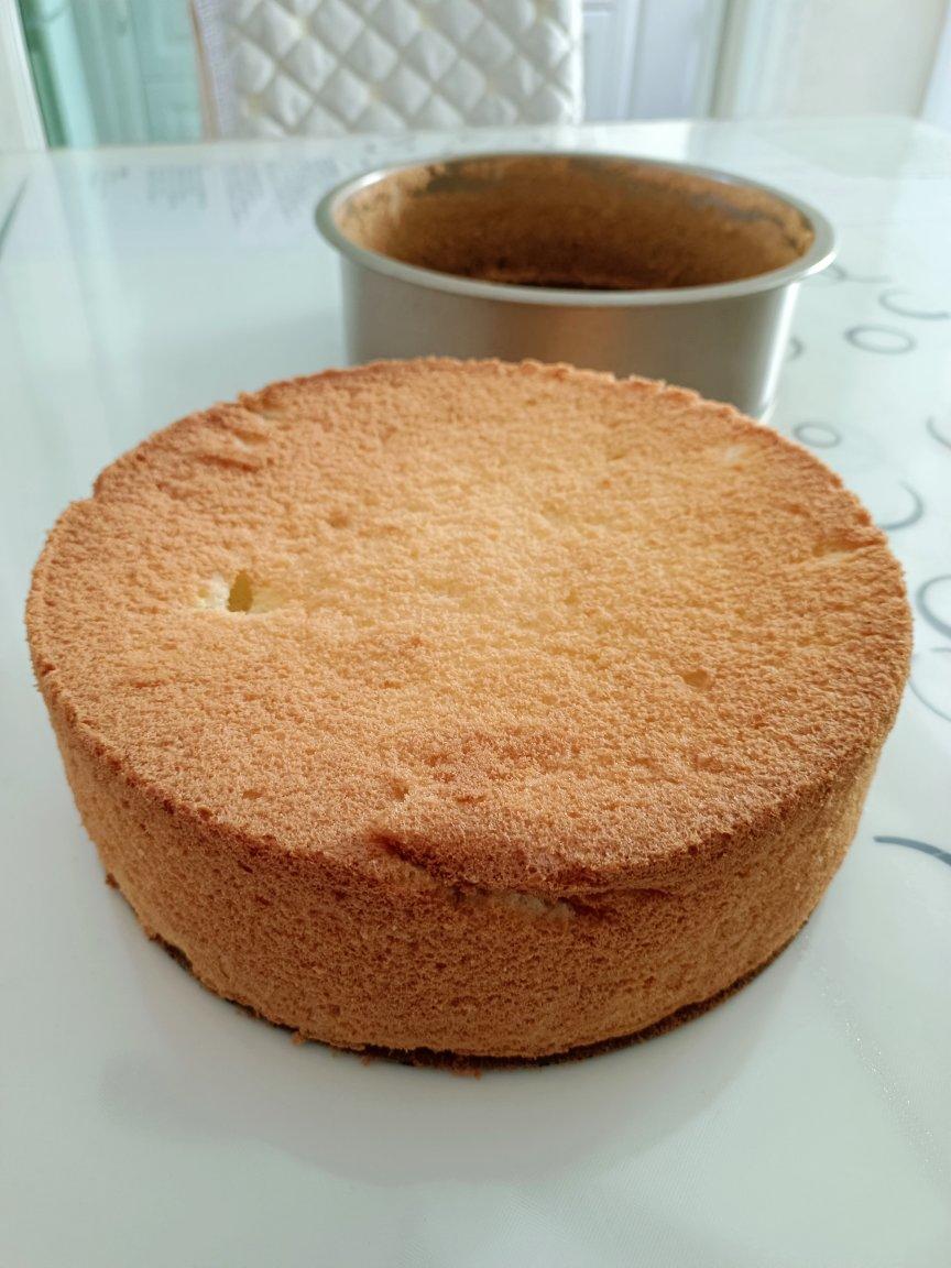 新手零失败的原味戚风蛋糕（八寸）