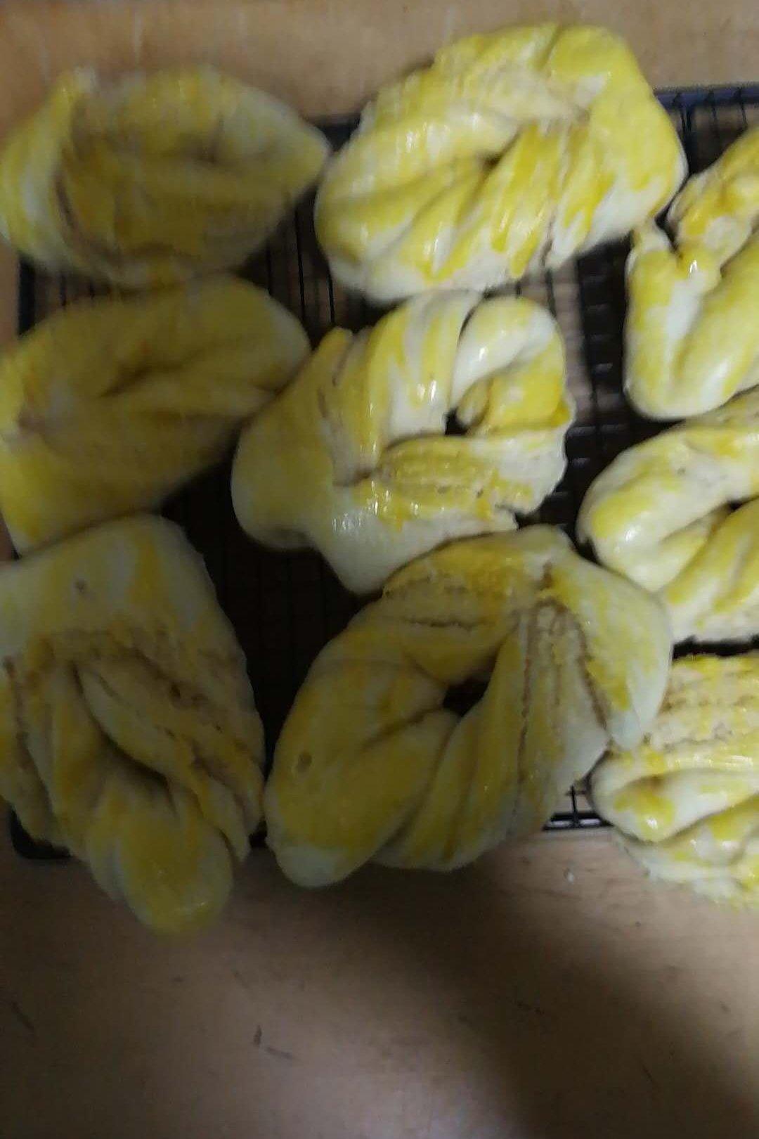 椰蓉叶子面包