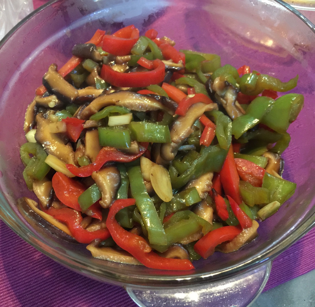 糖醋彩椒炒素鳝