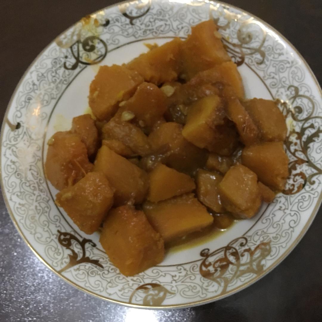 清炒老南瓜