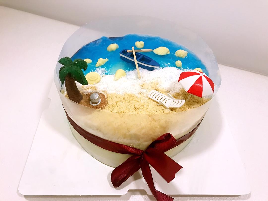 海洋酸奶慕斯蛋糕——乐众缤纷夏日烘焙大赛获奖作品