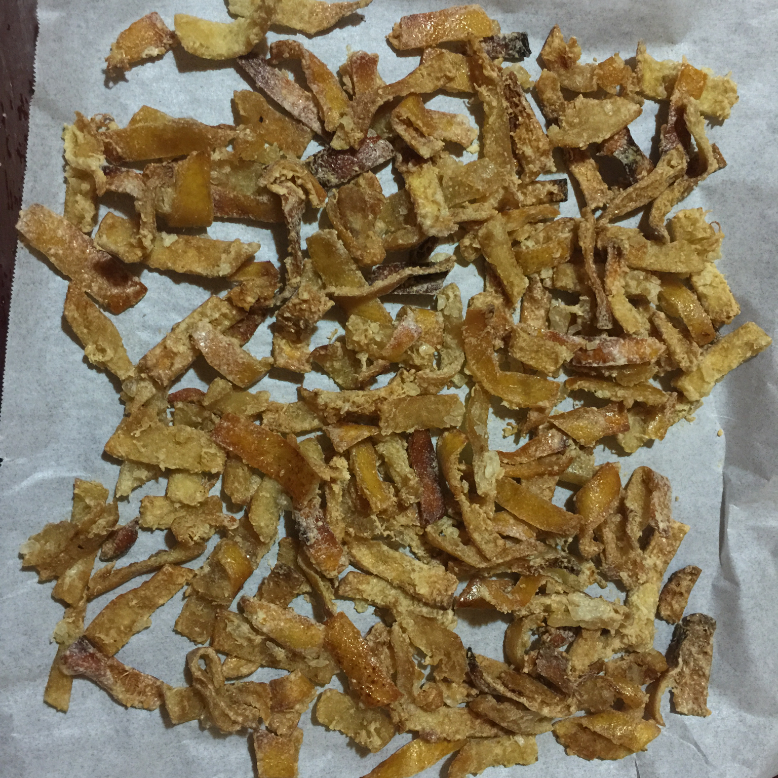 不用粘糖，直接返沙的糖渍柚子皮