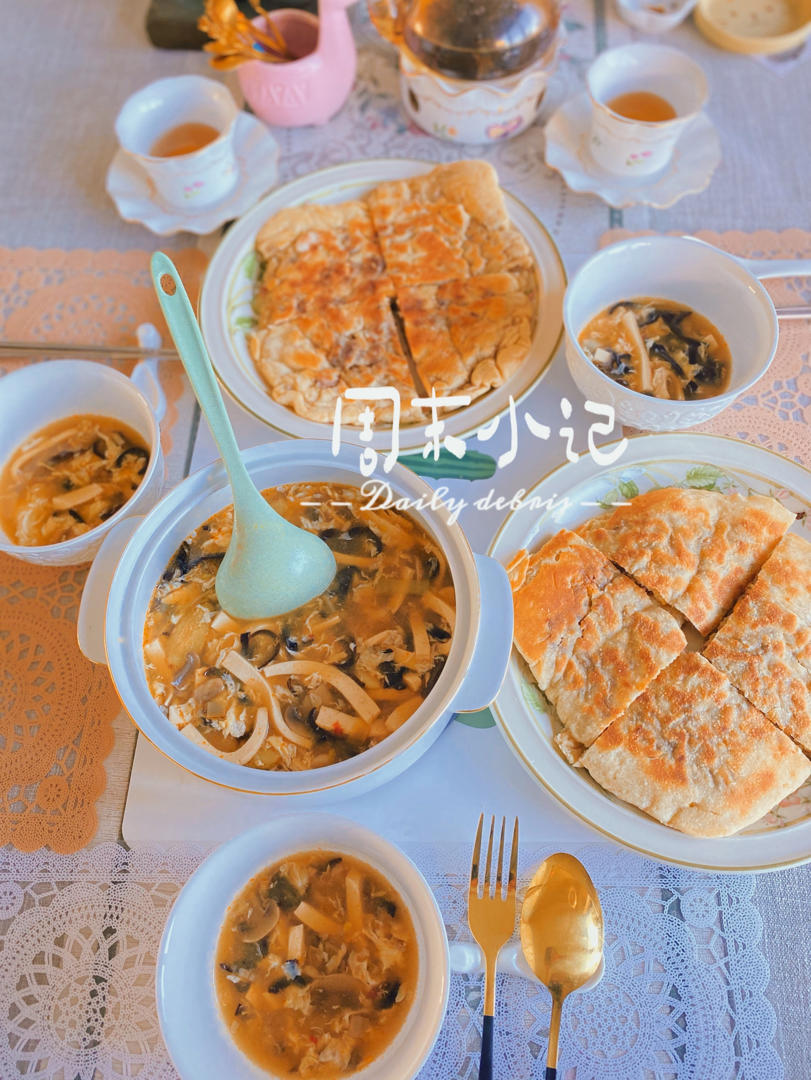 牛肉千层饼(发面)|(可冷冻)多层葱香肉饼