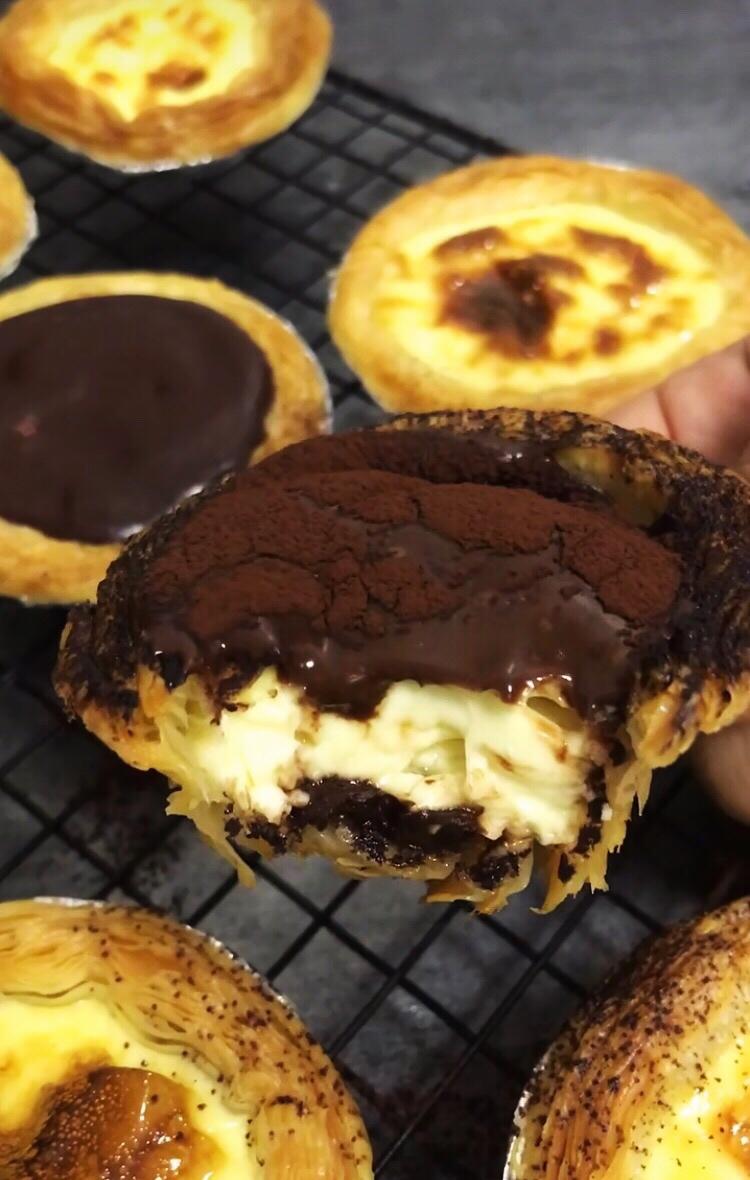 SURE蒸汽小烤箱——网红脏脏巧克力蛋挞