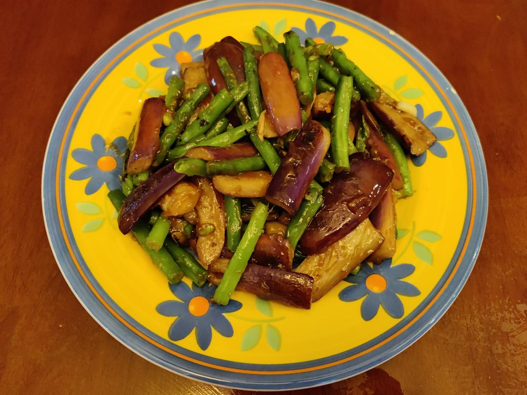 豆角烧茄子
