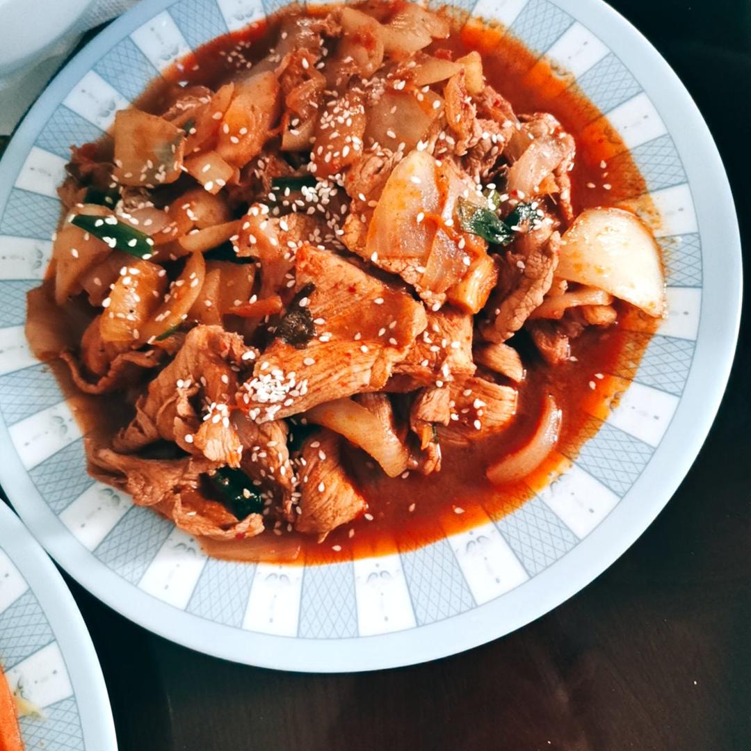 韩式辣炒猪肉