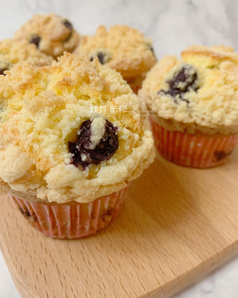 蘑菇头蓝莓麦芬