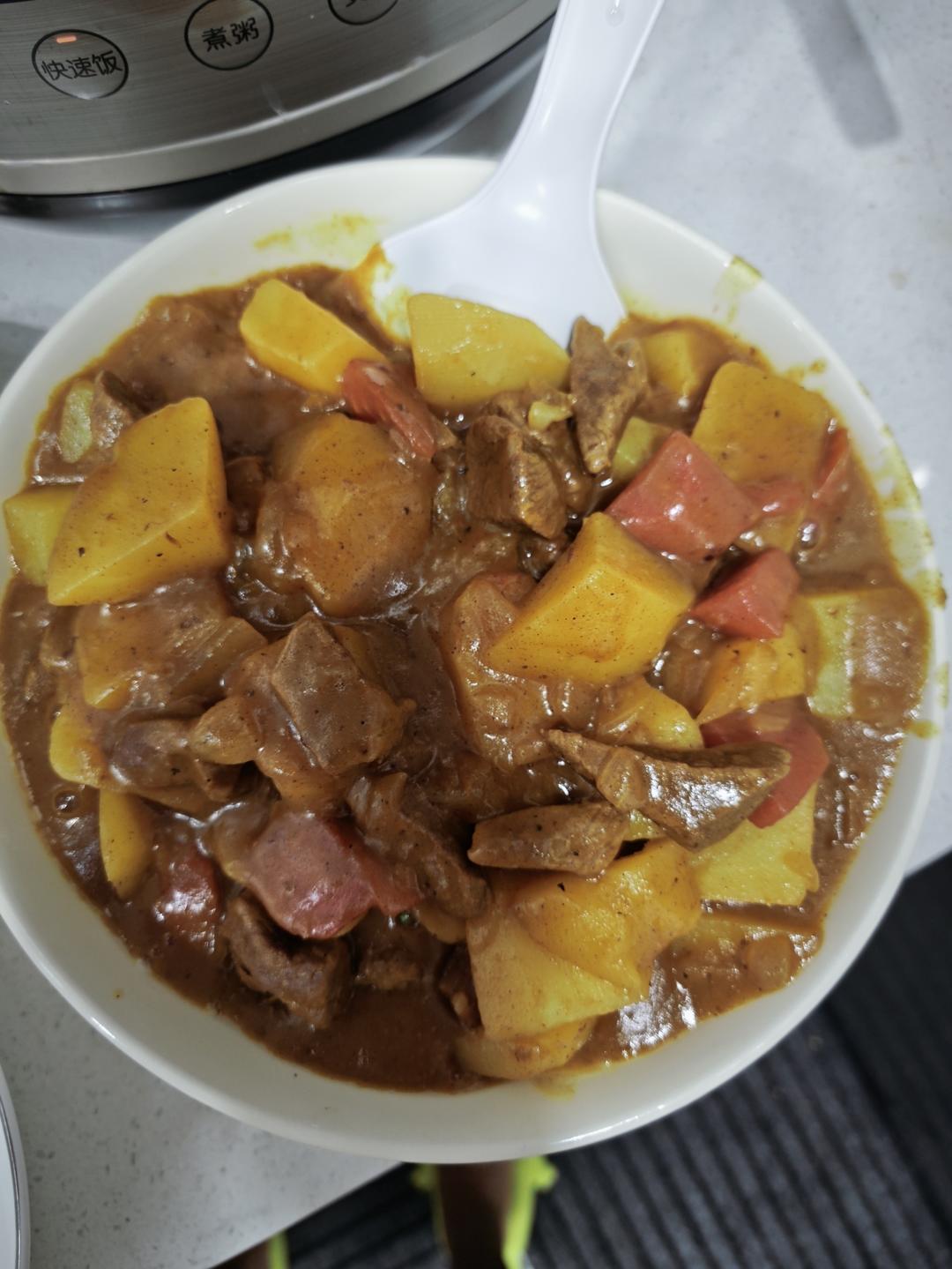 咖喱牛肉土豆