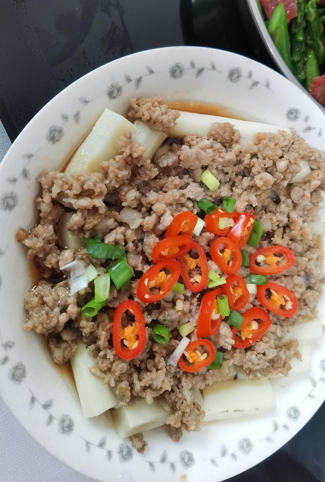 色香味俱全的肉沫蒸淮山