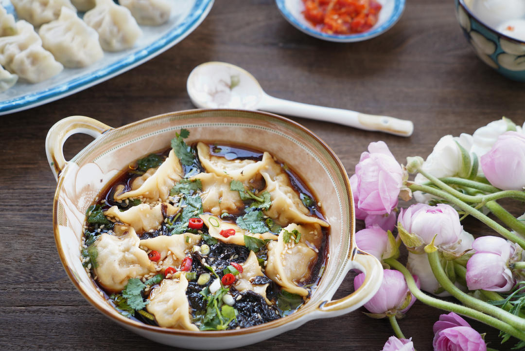 ㊙️连汤都想喝掉的‼️酸汤牛肉馅饺子‼️酸辣开胃