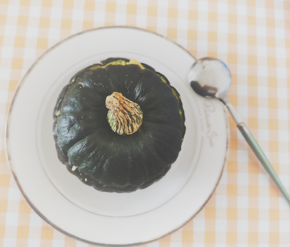 娃娃吃不够的南瓜焗什锦饭🎃的做法