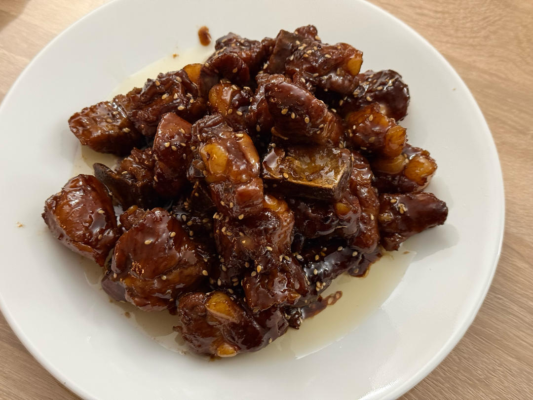 糖醋排骨/糖醋小排（不放油）（12345口诀做出正宗上海本帮）