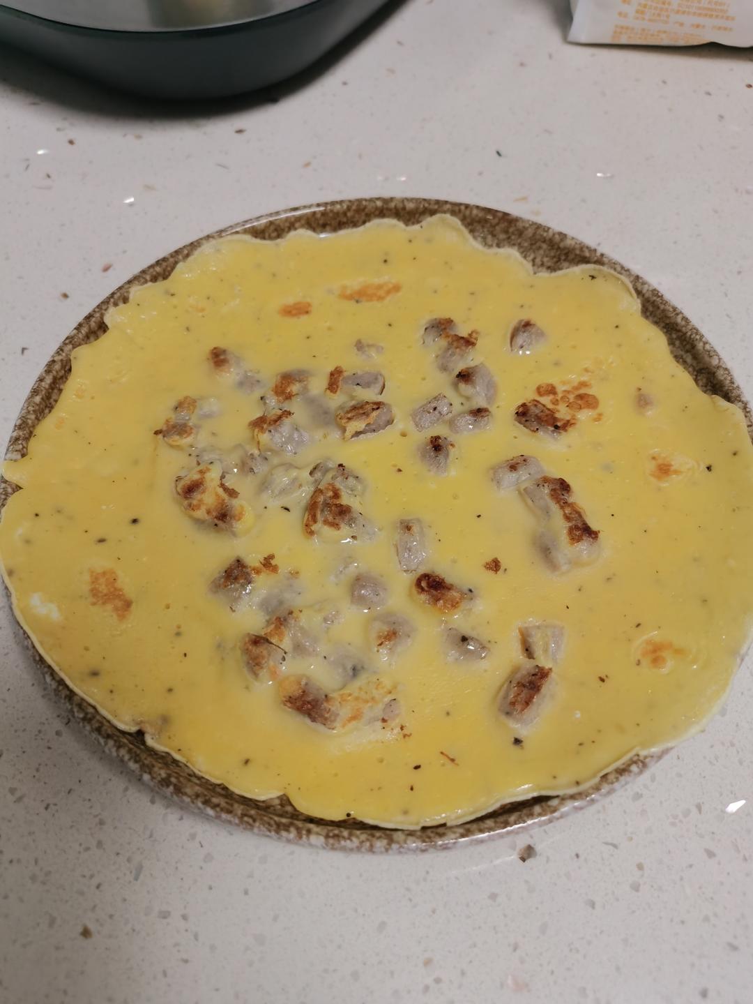 快手早餐‼️奶香浓郁的牛奶鸡蛋饼