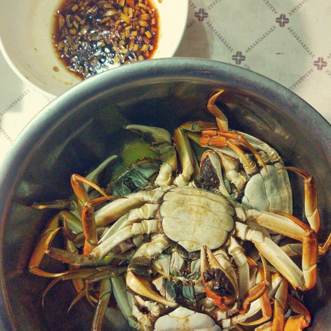 清蒸大闸蟹