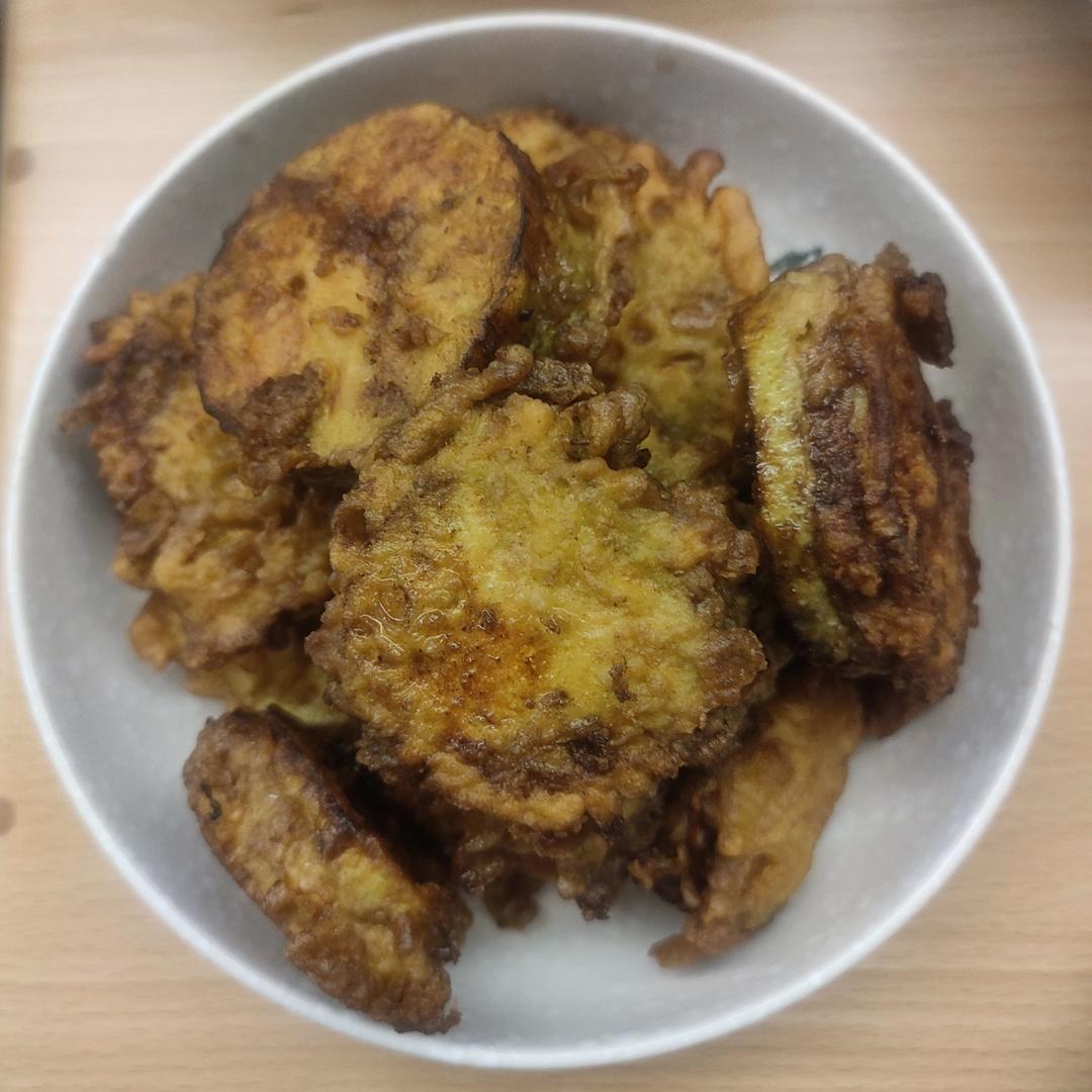 酥炸茄盒￨外酥里嫩