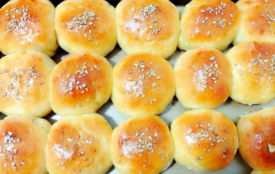 鲜奶油小餐包（一次发酵）