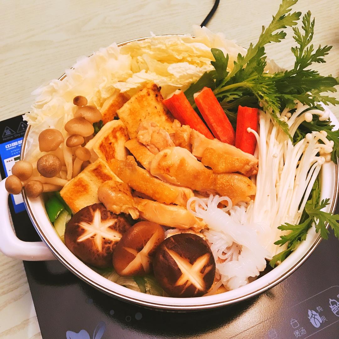 日式鸡肉火锅【曼食慢语】