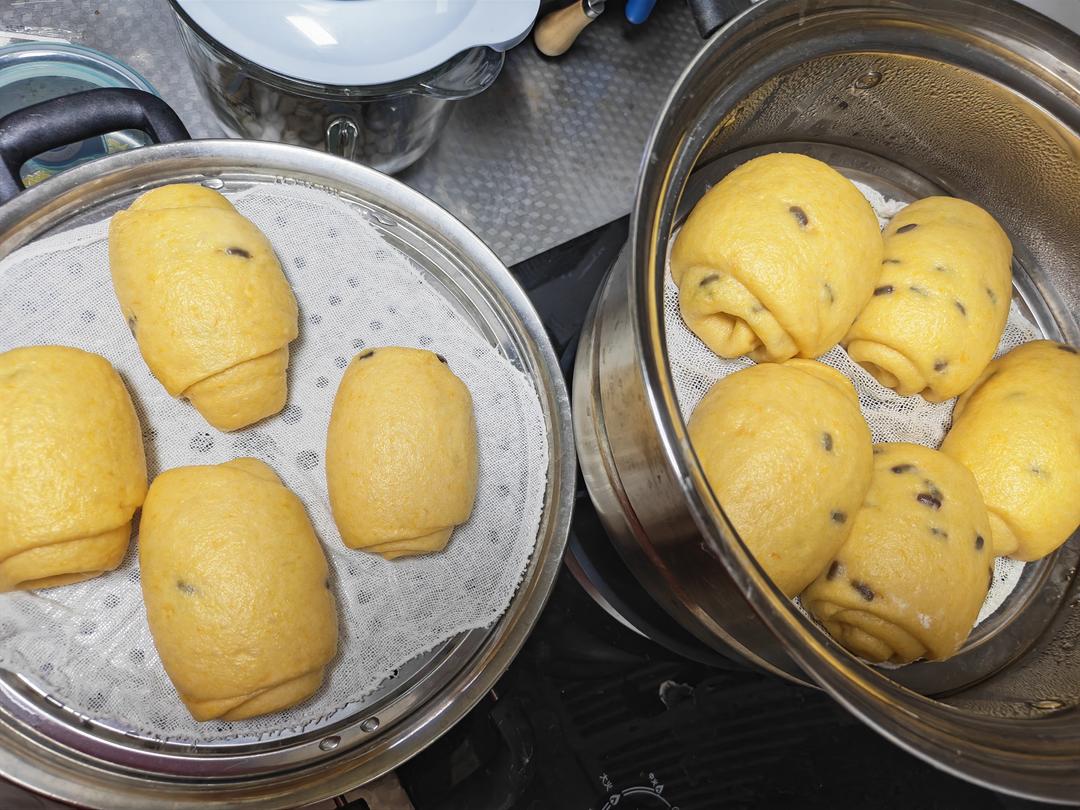南瓜红豆卷