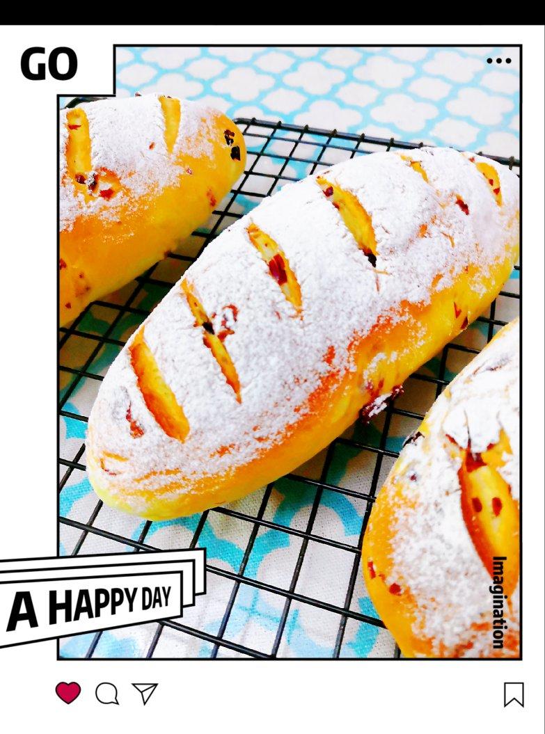 蔓越莓乳酪面包