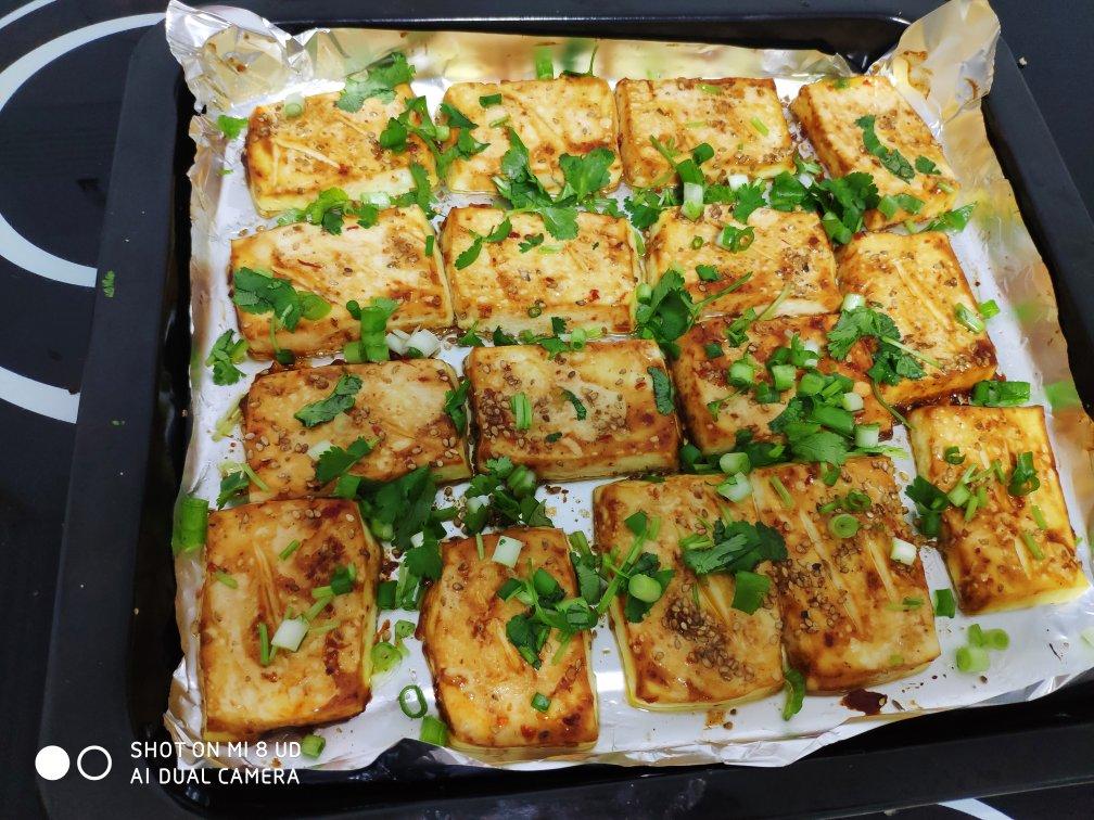 香辣烤豆腐（烤箱版）