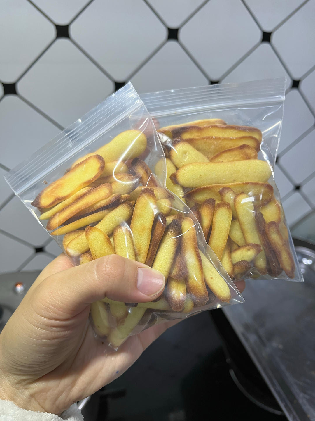 香脆法式经典猫舌头饼干|简单快手|消耗蛋白