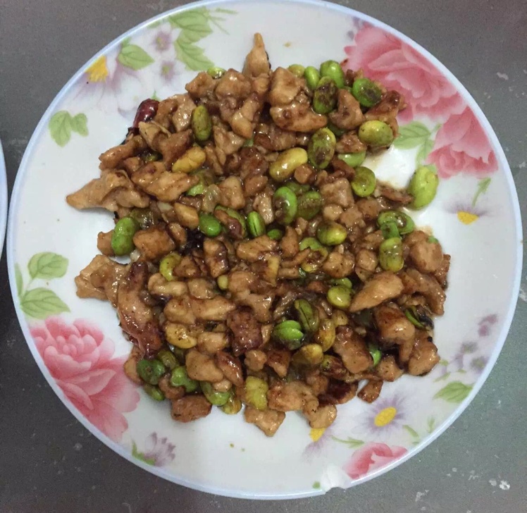 毛豆肉丝