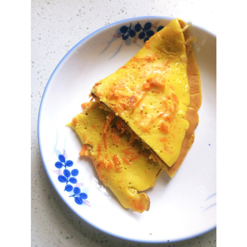 胡萝卜鸡蛋饼