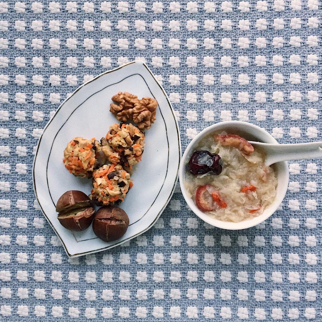 香菇胡萝卜鸡胸丸