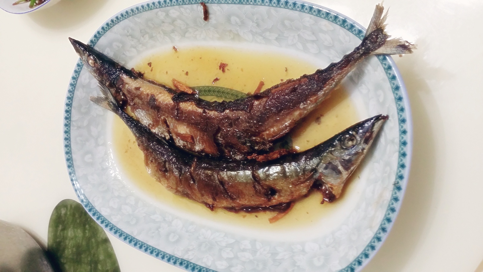 香煎秋刀鱼