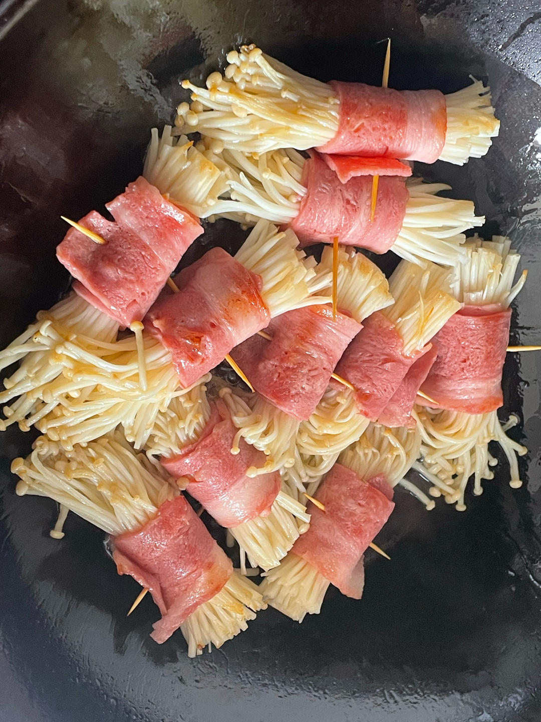 金针菇培根卷