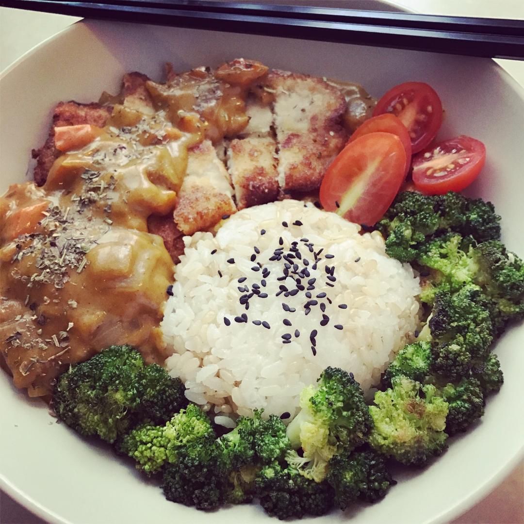 素咖喱饭