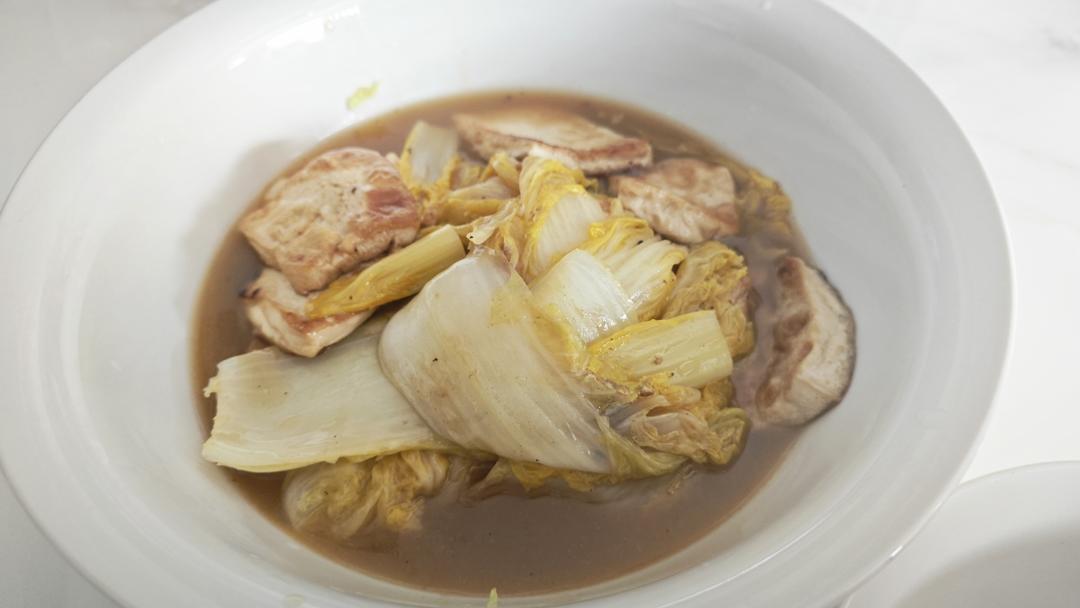 豆腐焖白菜