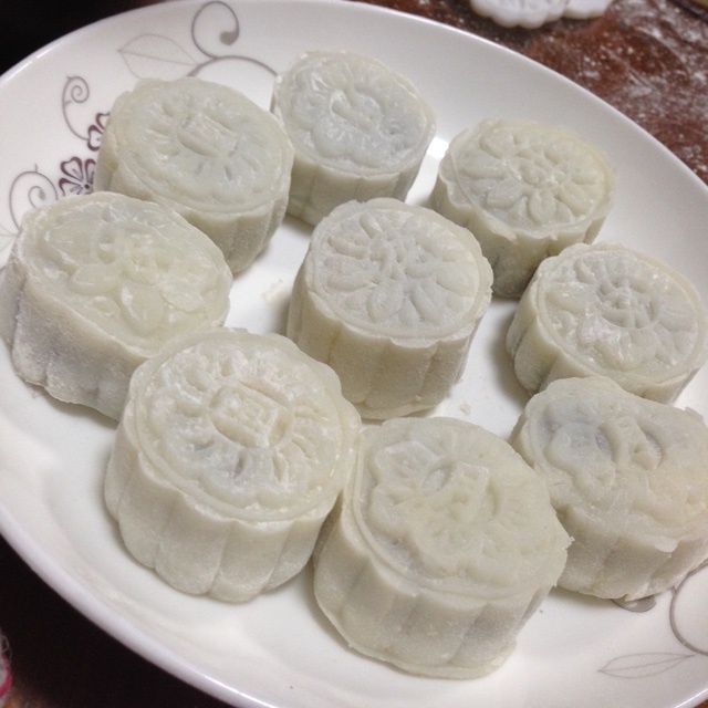 冰皮豆沙月饼