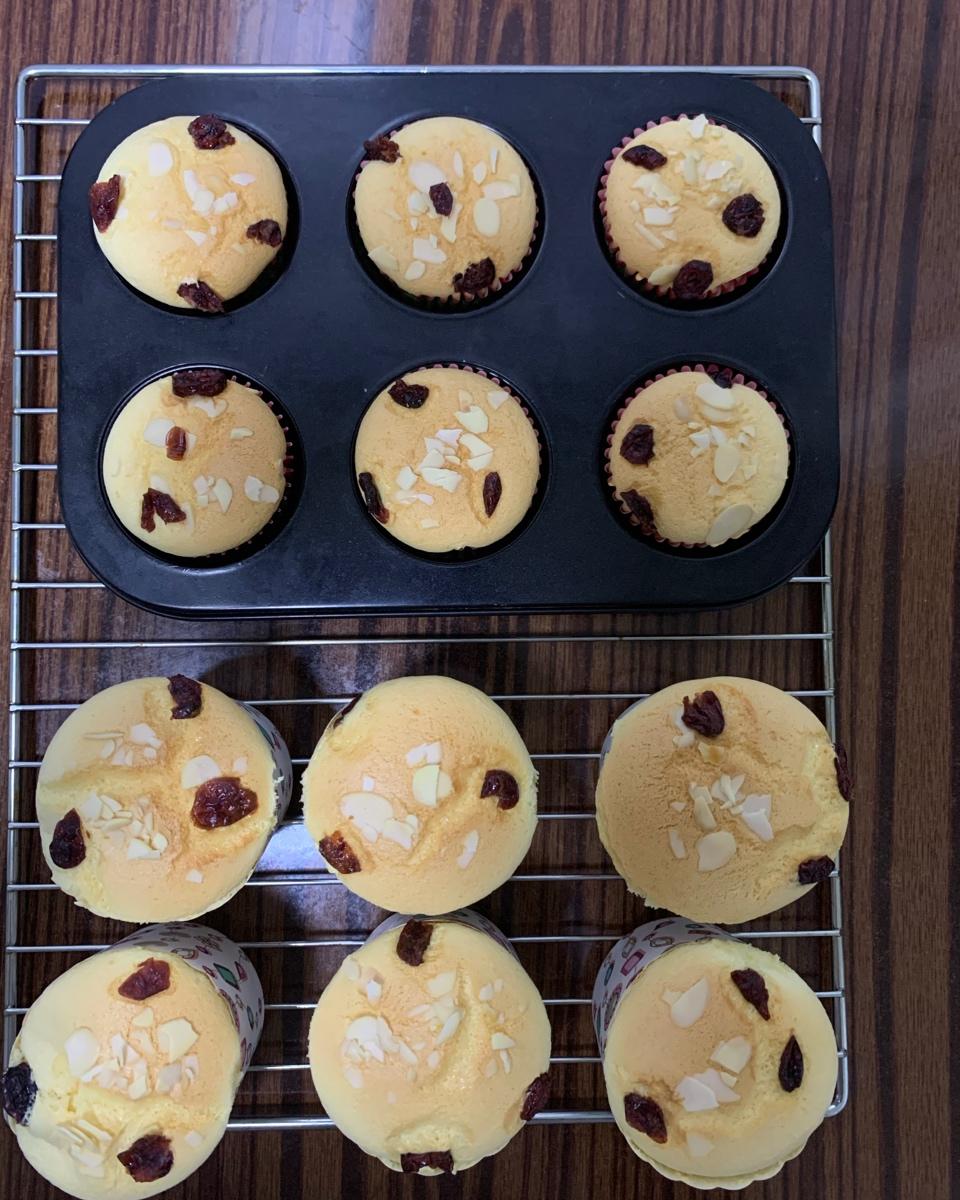 软绵绵杏仁纸杯蛋糕🧁（超详细）想失败都难