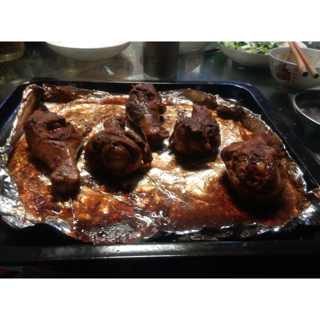 蜜汁酱烤鸡腿