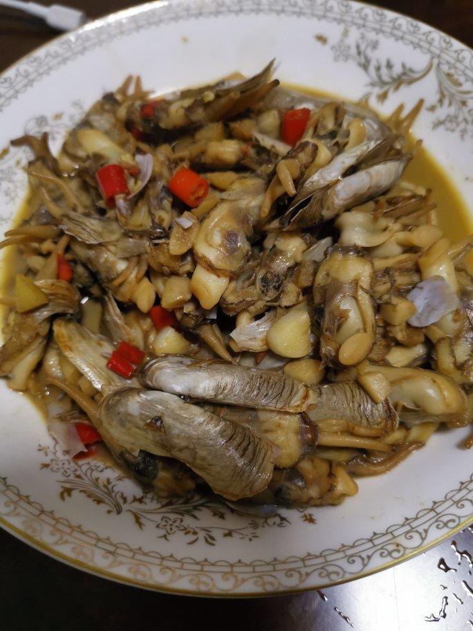 辣炒蛏子肉