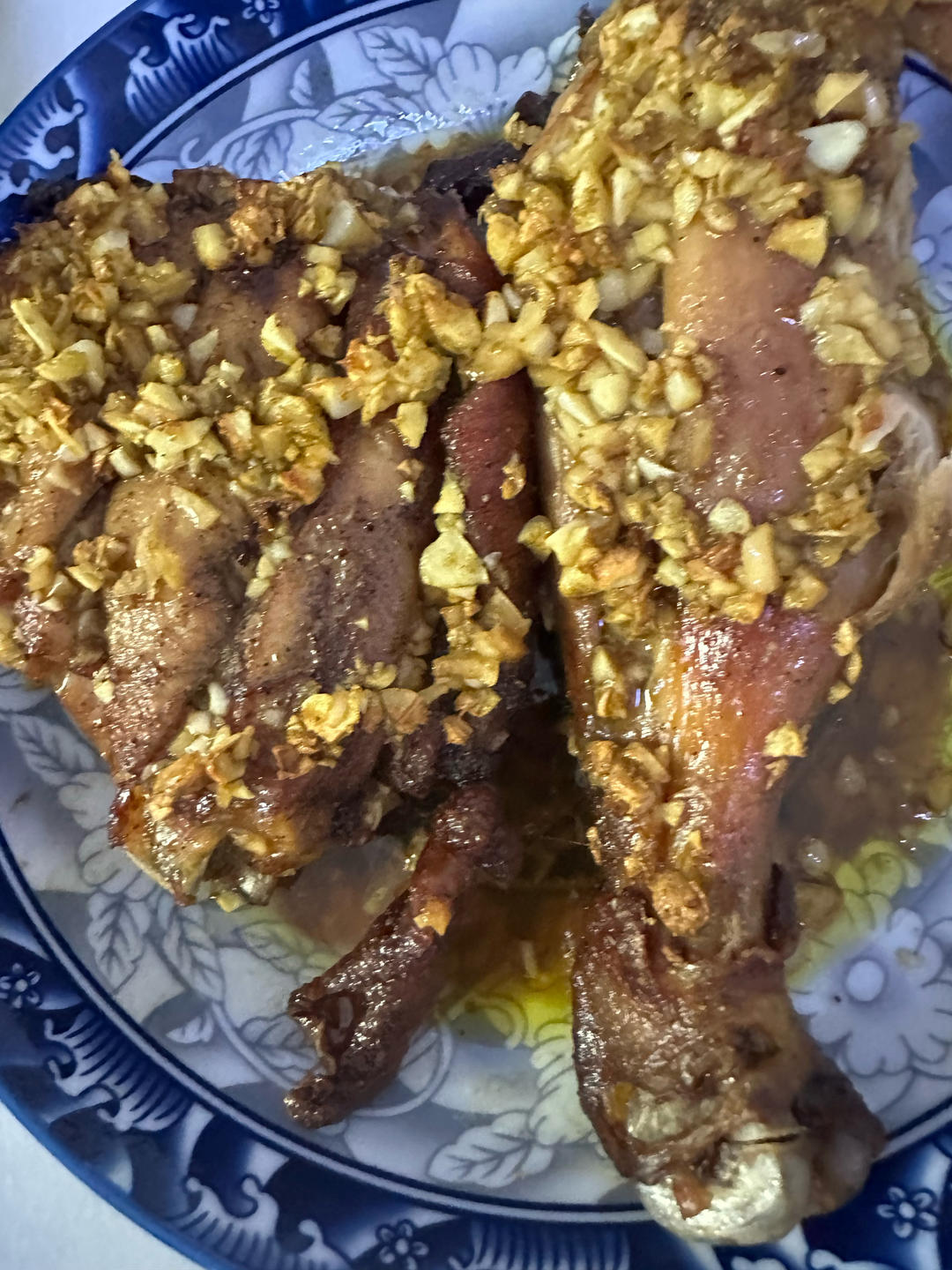 蒜香烤鸡腿(空气炸锅版）