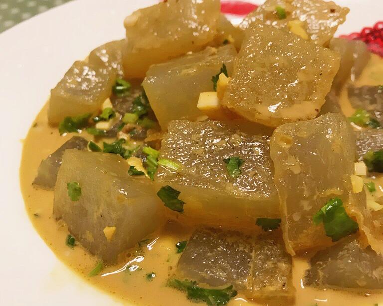 东北小吃煎焖子