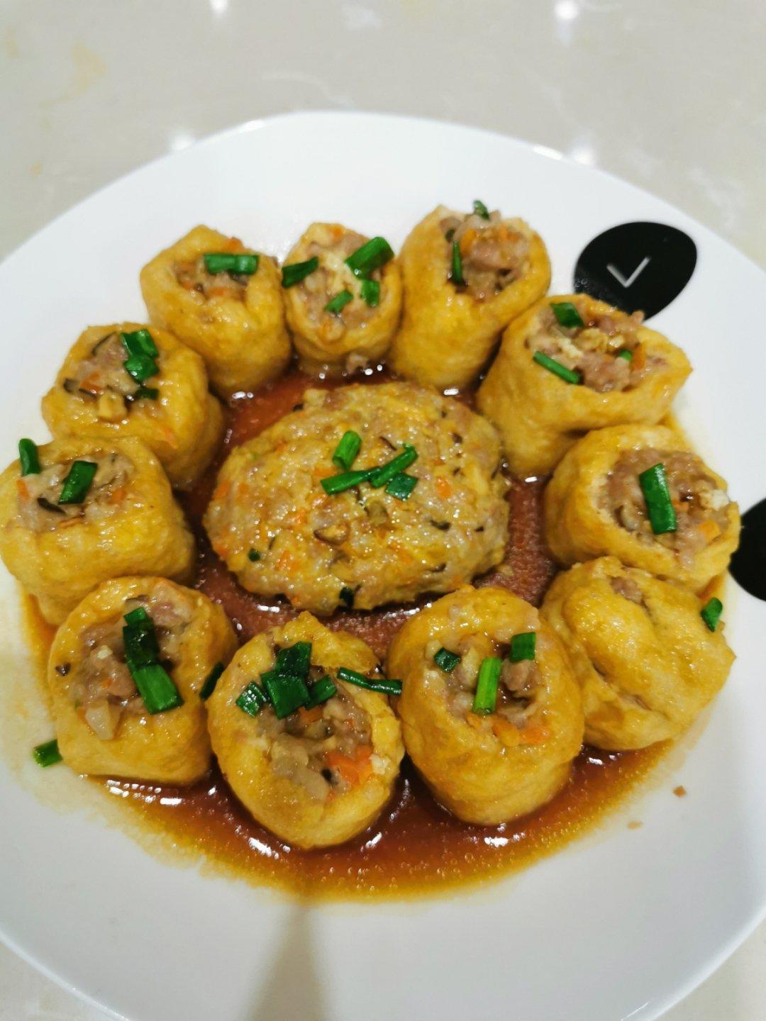 油豆泡塞肉