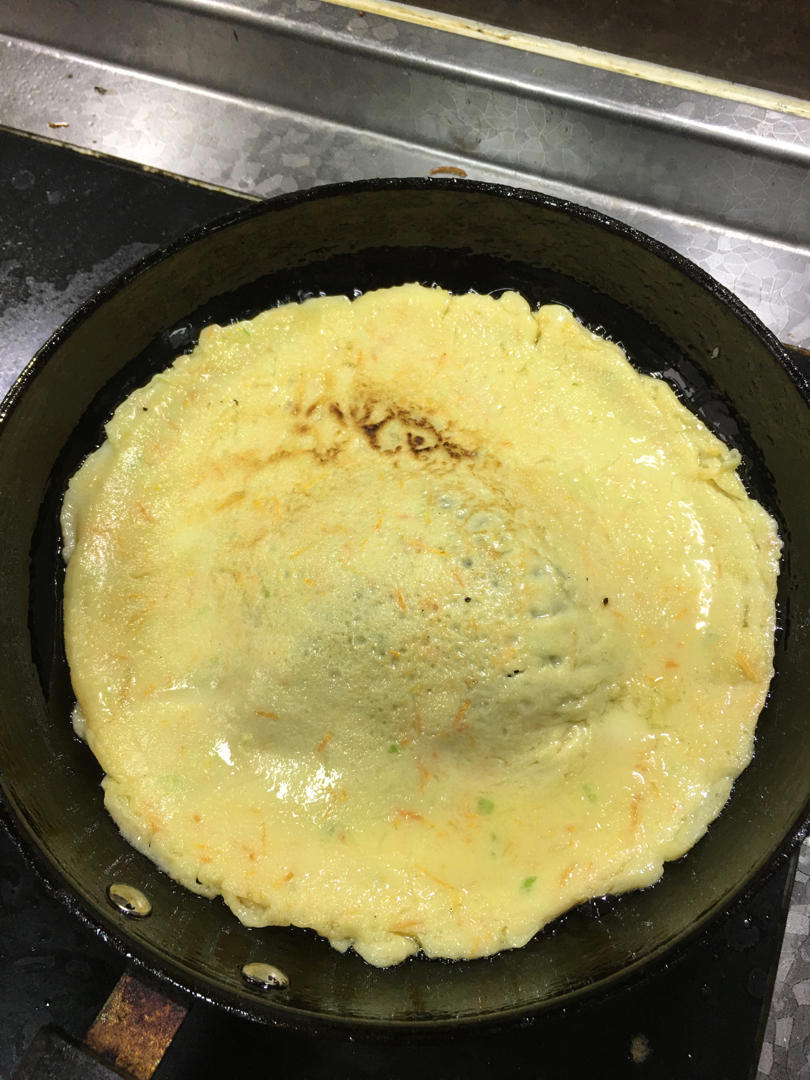 胡萝卜鸡蛋饼